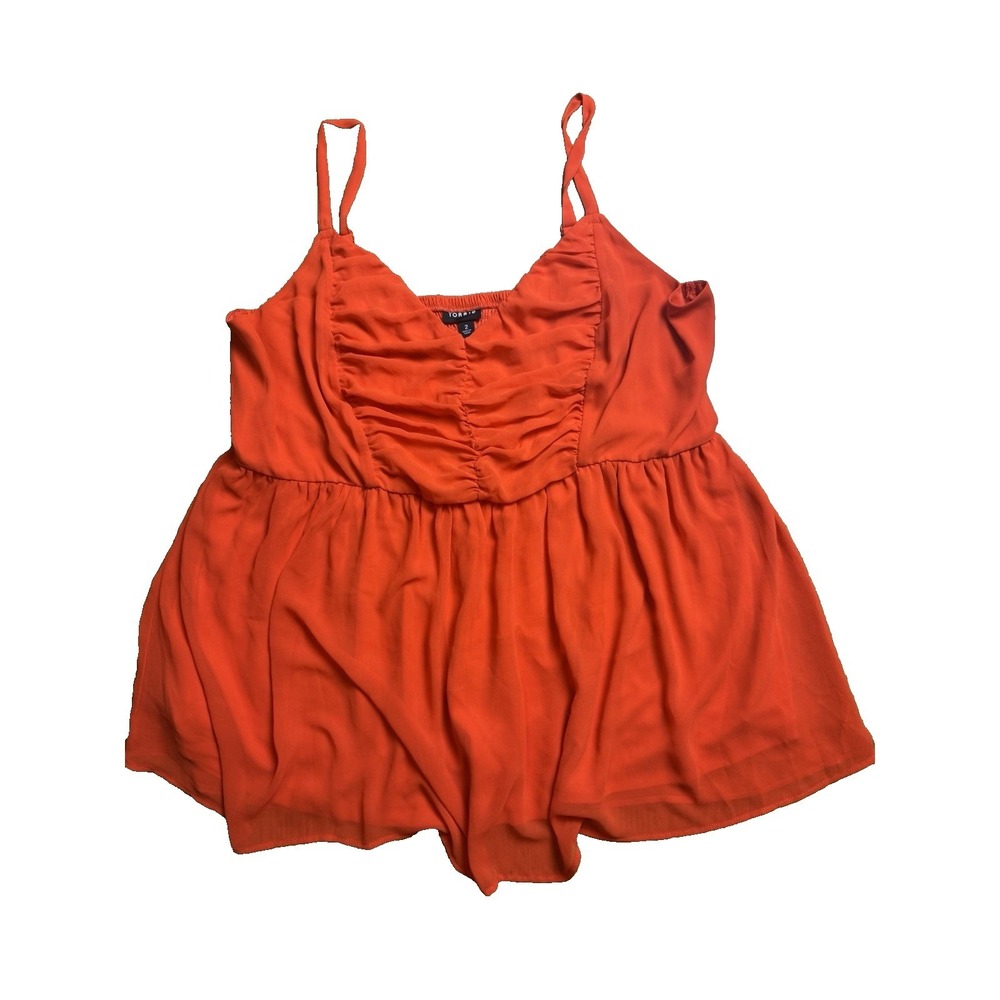 Torrid Women's Plus Size 2 Red Sleeveless Top‎